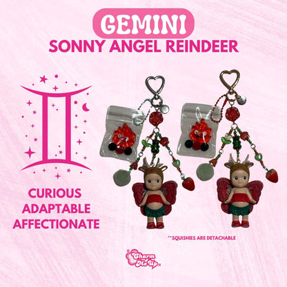 Sonny Angel Mini Figurine Custom Charm Keychain - Horoscope Edition