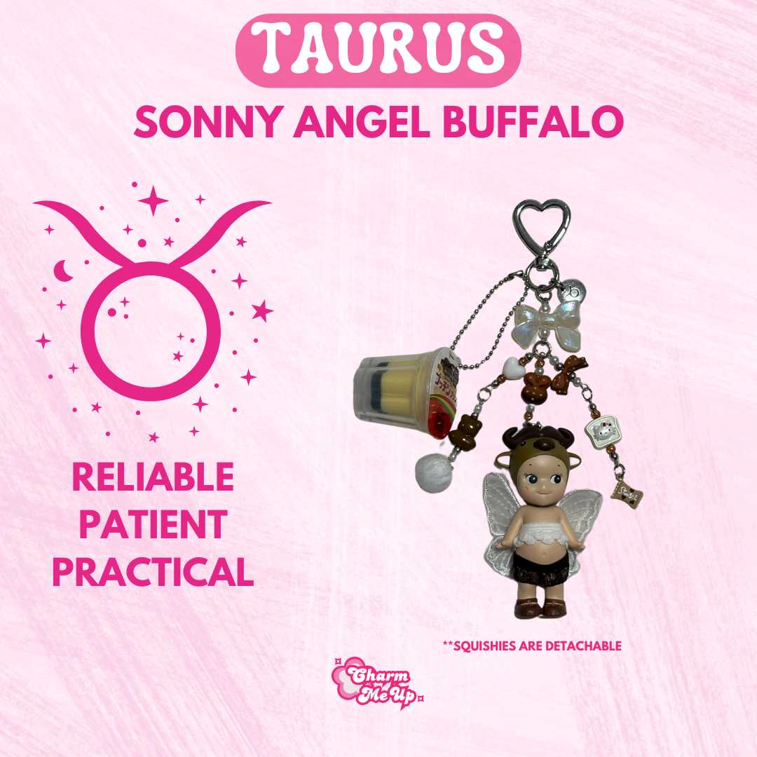 Sonny Angel Mini Figurine Custom Charm Keychain - Horoscope Edition