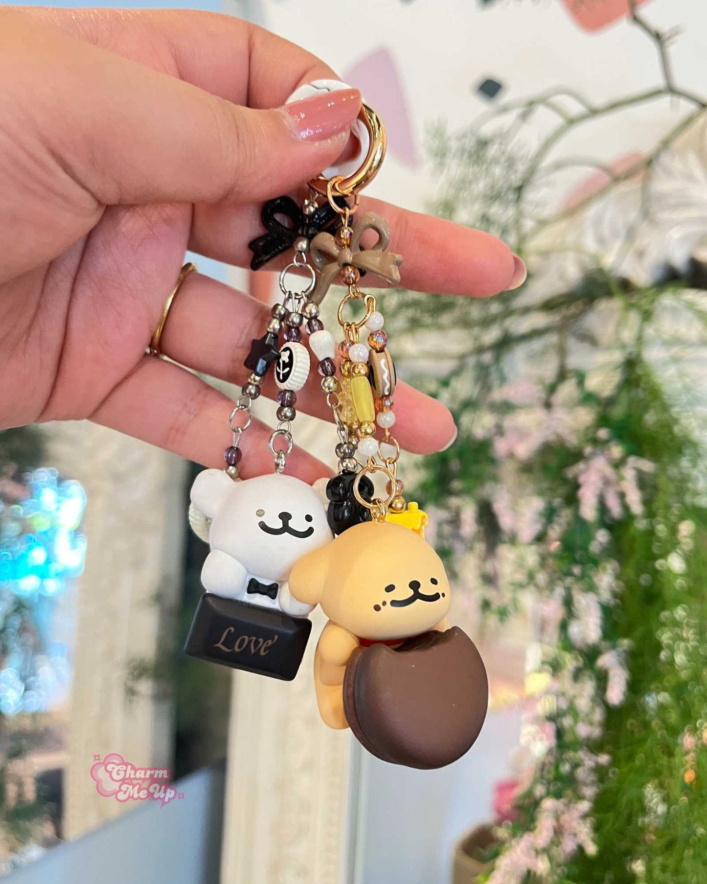 Mofusand & Maltese X Food Series Mini Figurine Charm Keychain