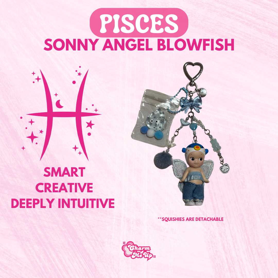 Sonny Angel Mini Figurine Custom Charm Keychain - Horoscope Edition