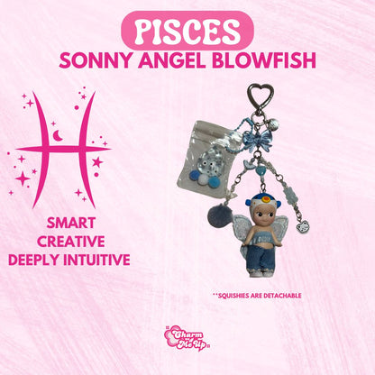 Sonny Angel Mini Figurine Custom Charm Keychain - Horoscope Edition