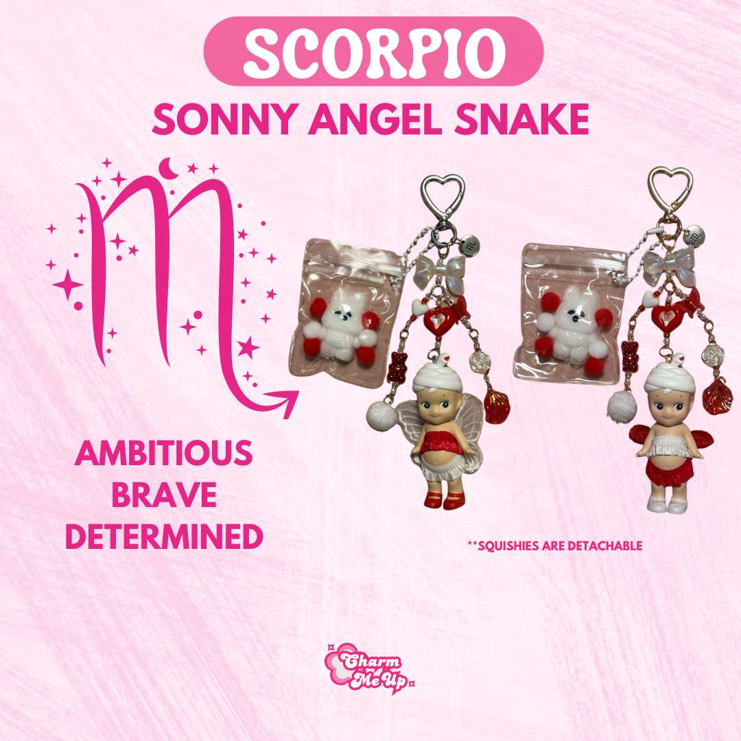 Sonny Angel Mini Figurine Custom Charm Keychain - Horoscope Edition