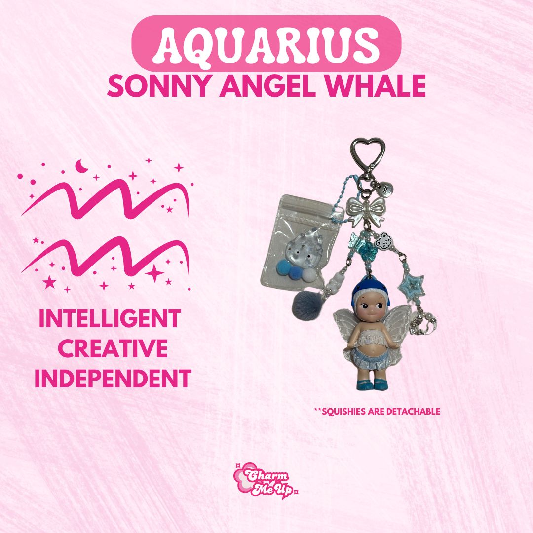 Sonny Angel Mini Figurine Custom Charm Keychain - Horoscope Edition