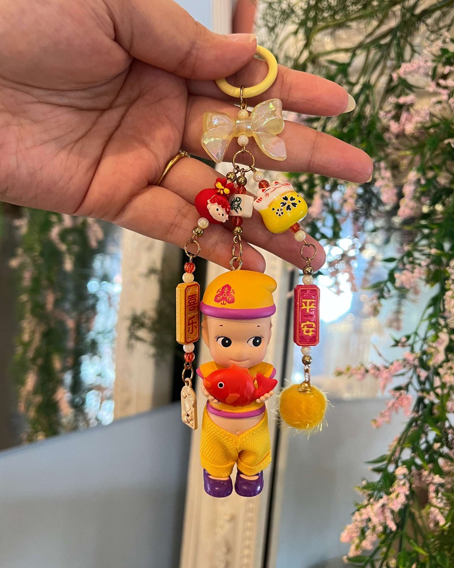 Sonny Angel Mini Figurine Custom Charm Keychain - CNY Edition