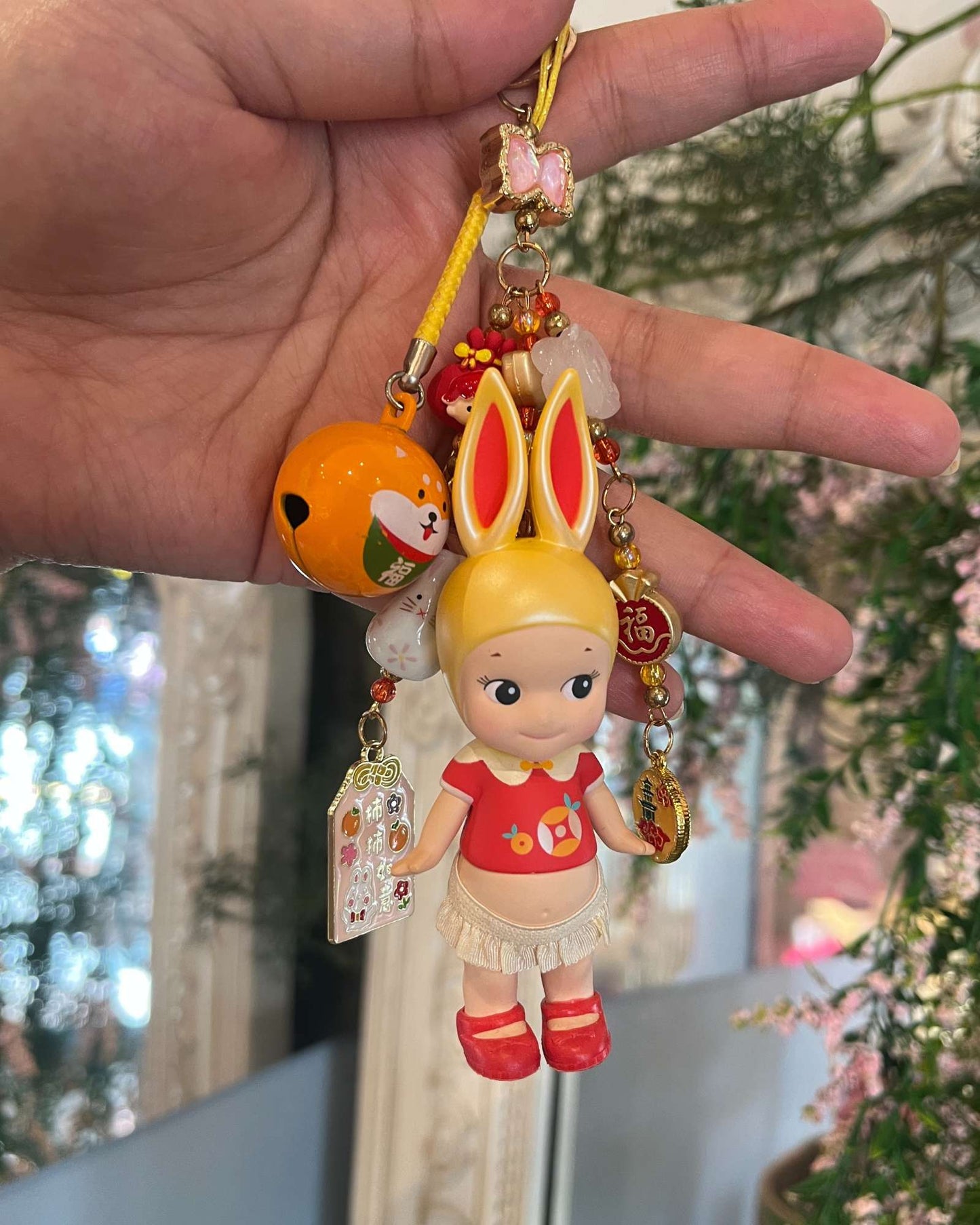 Sonny Angel Mini Figurine Custom Charm Keychain - CNY Edition