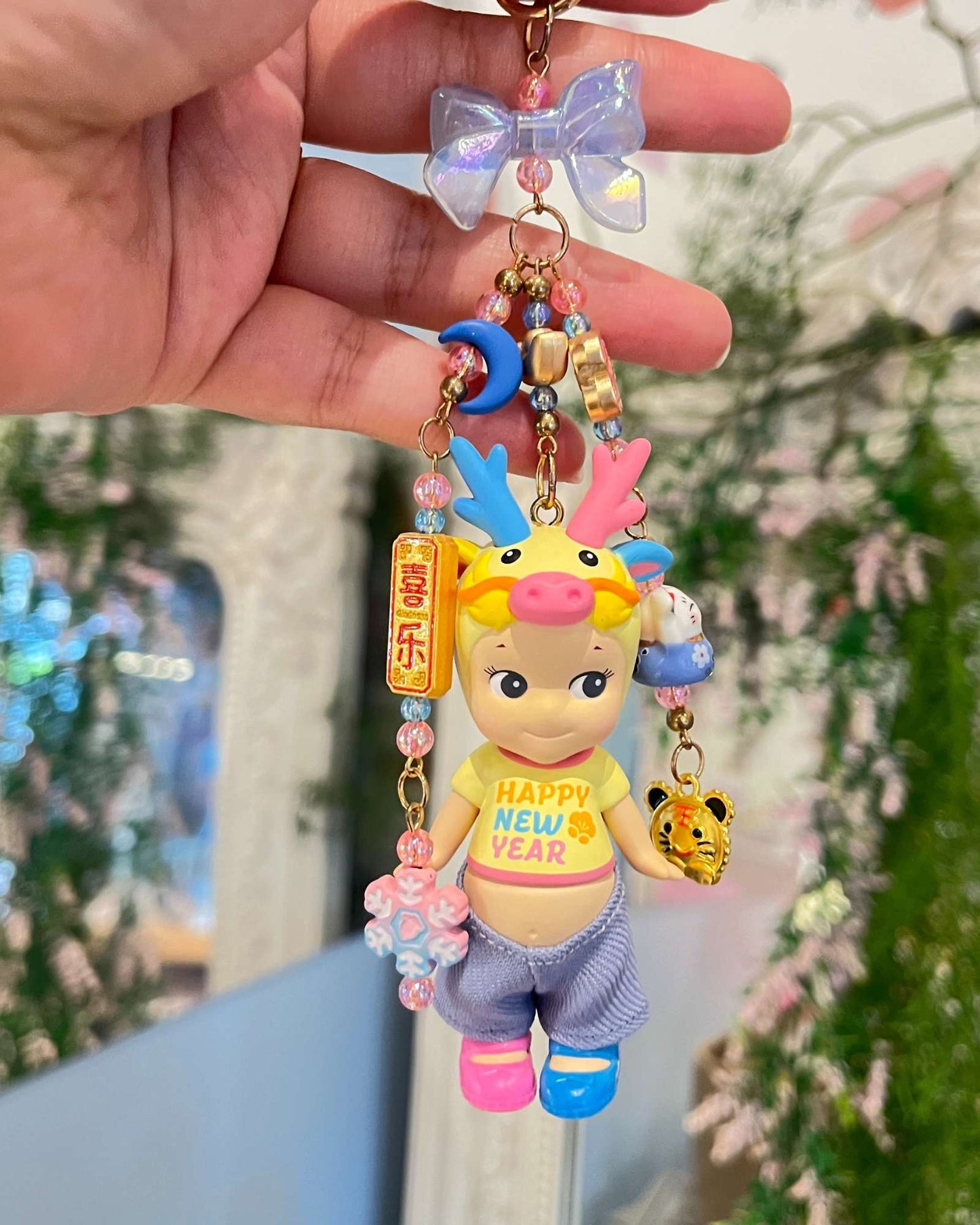 Sonny Angel Mini Figurine Custom Charm Keychain - CNY Edition