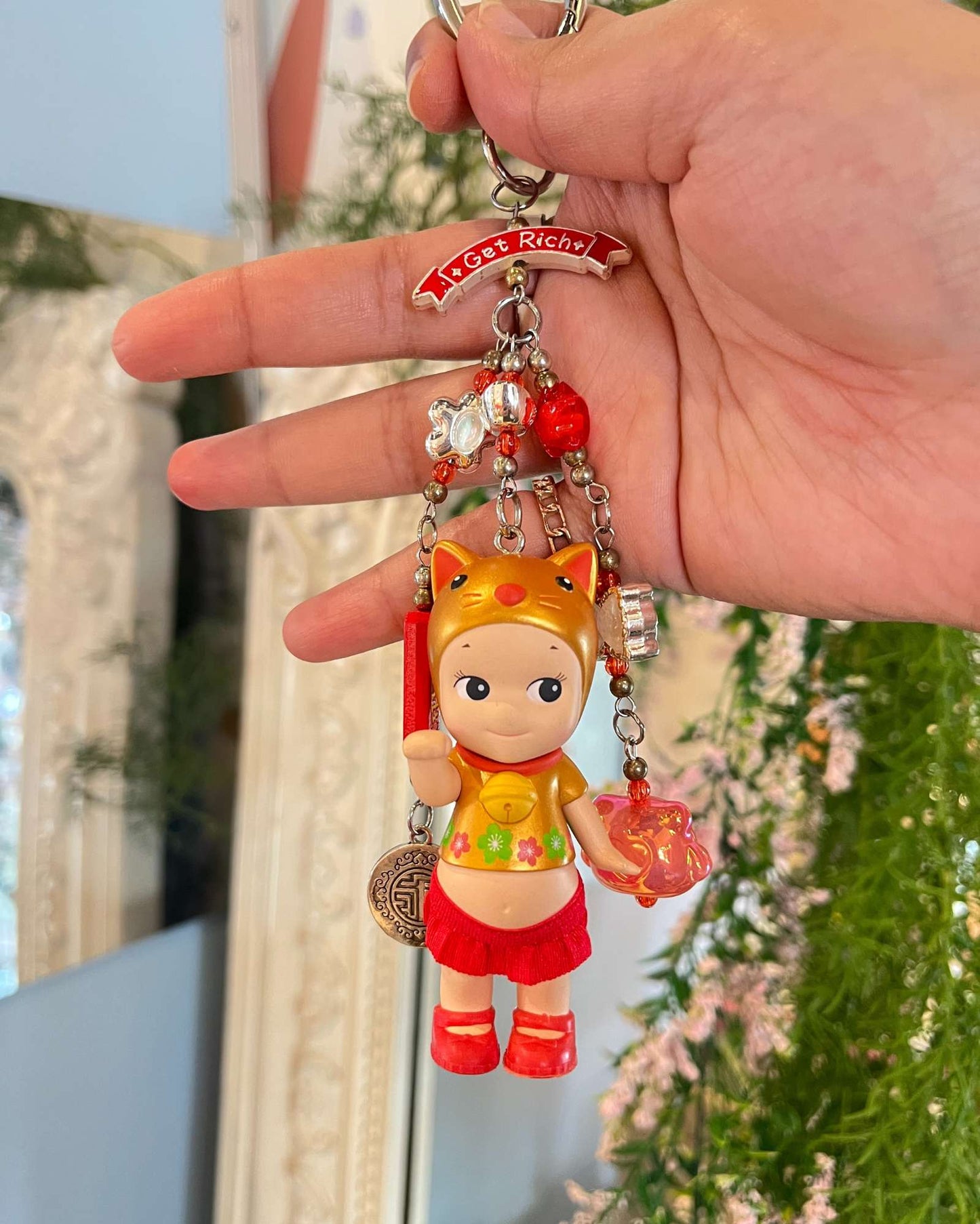 Sonny Angel Mini Figurine Custom Charm Keychain - CNY Edition