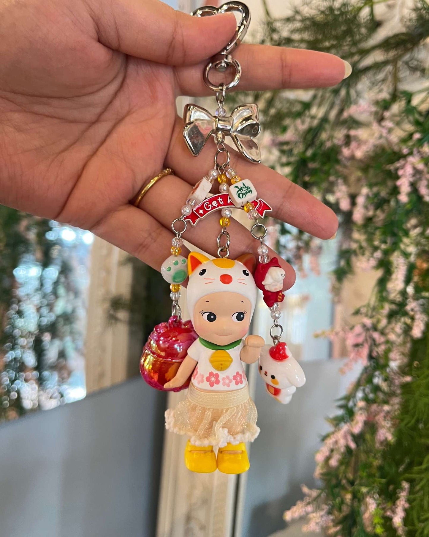 Sonny Angel Mini Figurine Custom Charm Keychain - CNY Edition