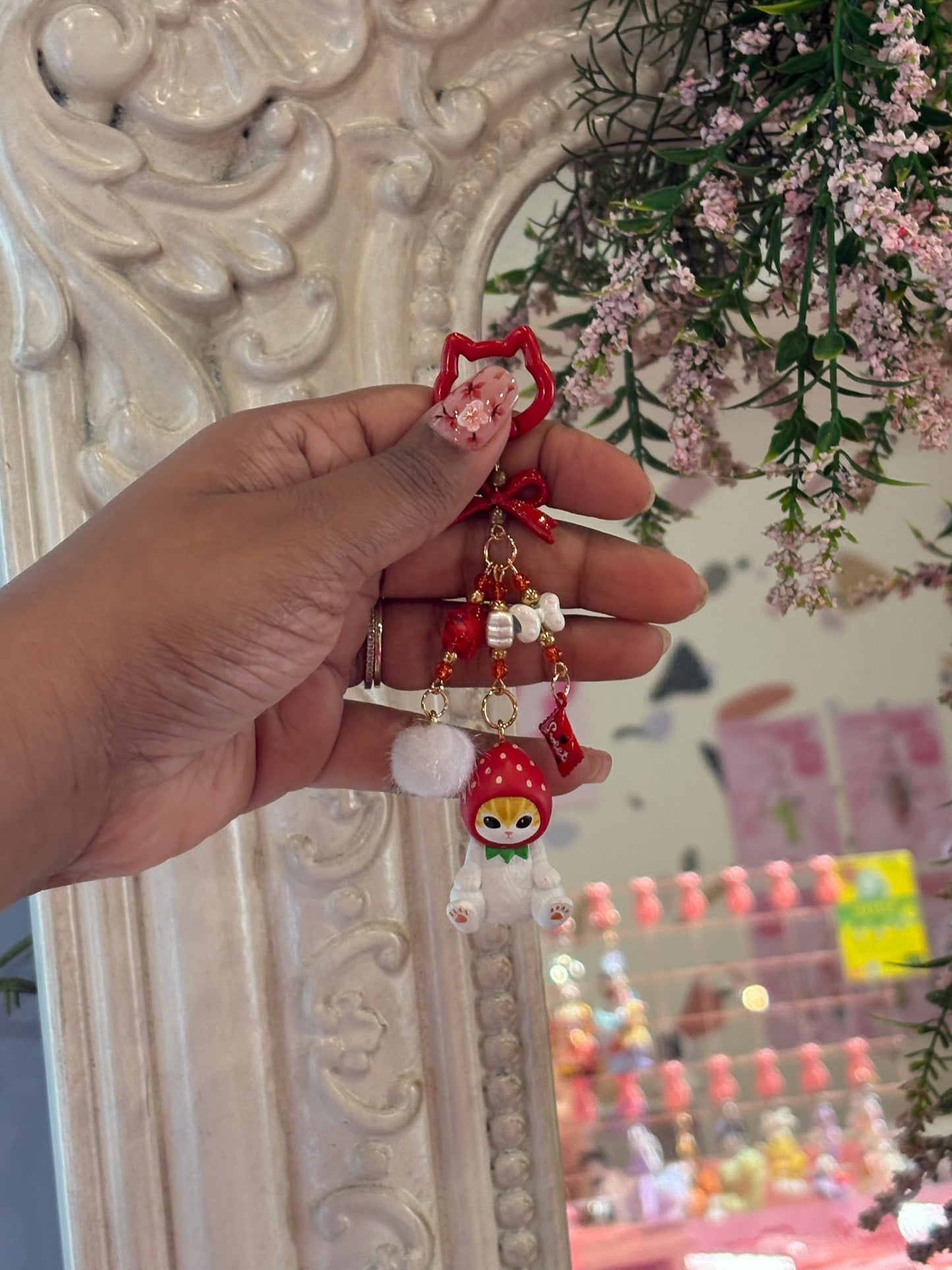 Mofusand Mini Figurine Charm Keychain - Valentine's Day Collection